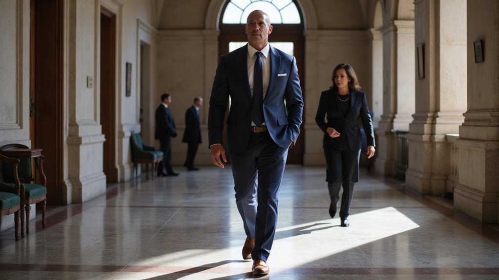 dwayne johnson leads harris 2028