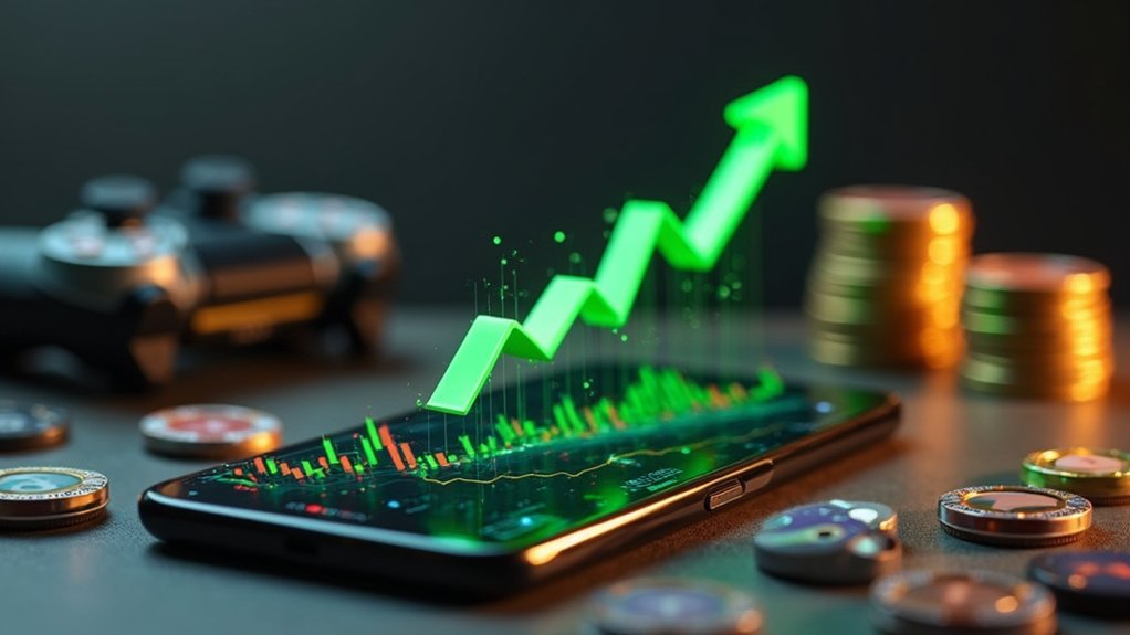 gaming stock soars 105